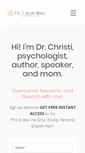 Mobile Screenshot of drchristinahibbert.com